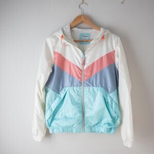 Pull & Bear Colorblock Windbreaker